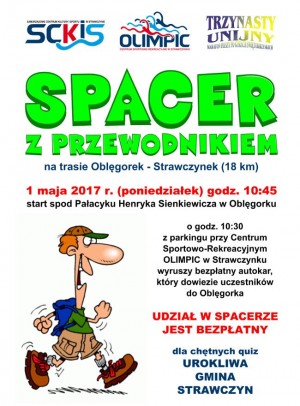 Spacer z przewodnikiem