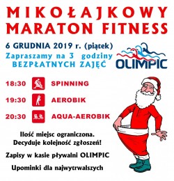 Mikołajkowy Maraton Fitness - Centrum OLIMPIC