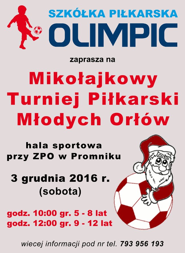 mikolajkowy turniej pilkarski