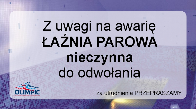 laznia parowa awaria