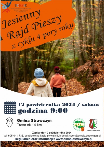 Plakat jesien 2024 rajd www